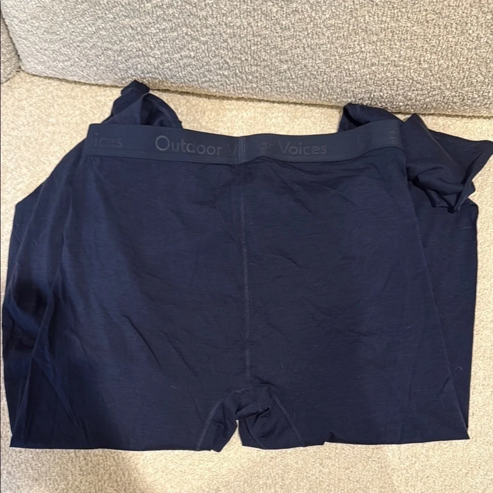 NWOT Outdoor Voices Men's Navy long Johns XL